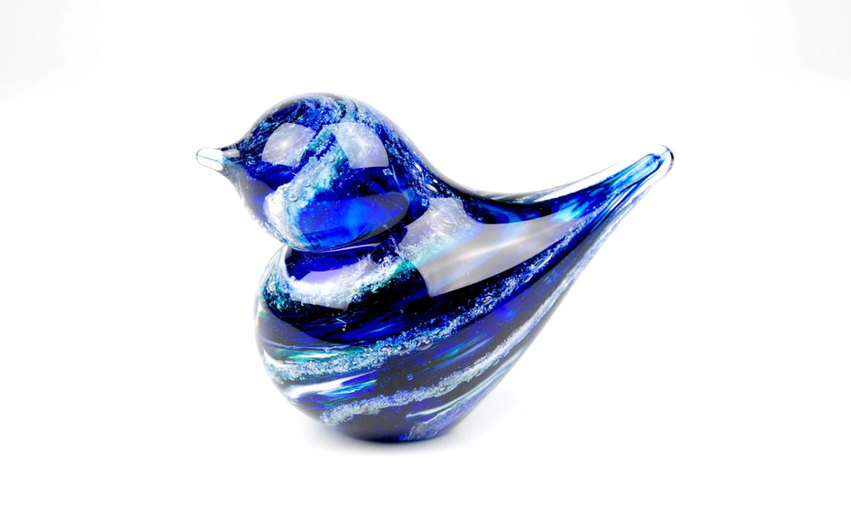 Colorful Bird with Cremation Ash