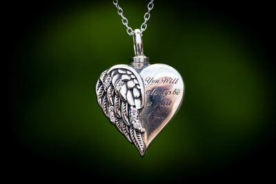 You will always be part of me cremation jewelry