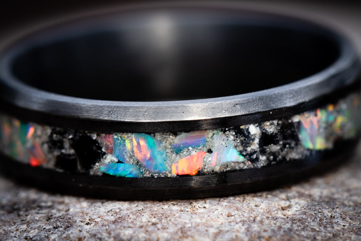 cremation ring closeup